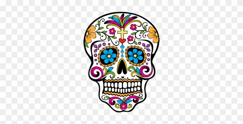 Clip Art Transparent Download Calaveras Mexicanas Mujeres - Sugar Skull Tile Coaster #1373424