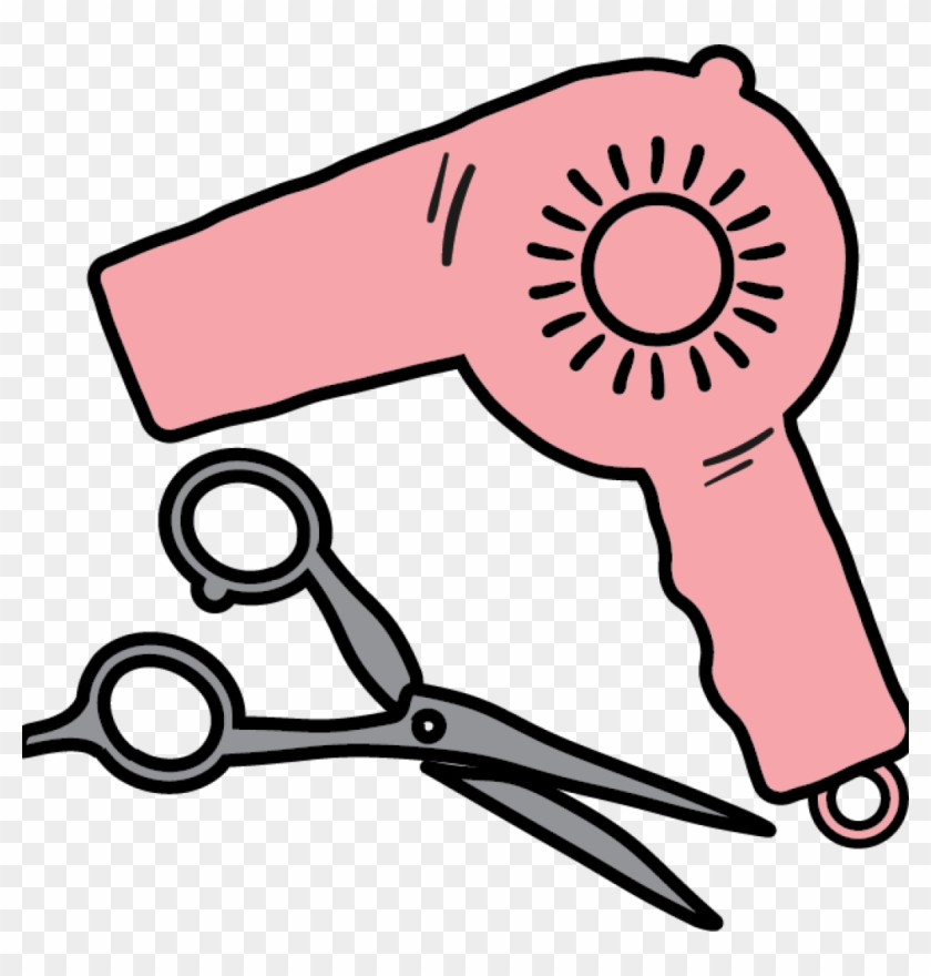 Salon Clipart Salon Clipart Hairdresser Icon Hair Dryer - Hair And Beauty Clipart #1373469