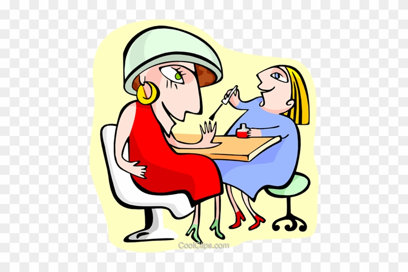 Hairdresser Royalty Free Vector Clip Art Illustration - Hairdresser Royalty Free Vector Clip Art Illustration #1373477