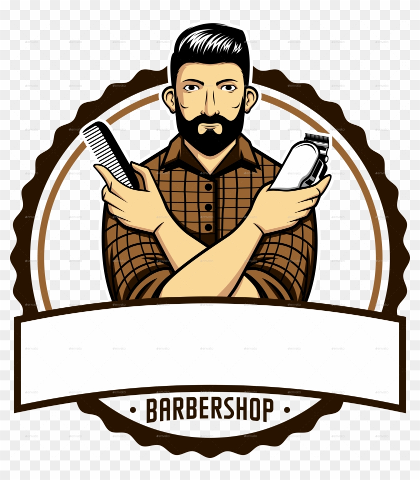 Barbershop Vector Clipart - Barbearia Do Tom #1373484
