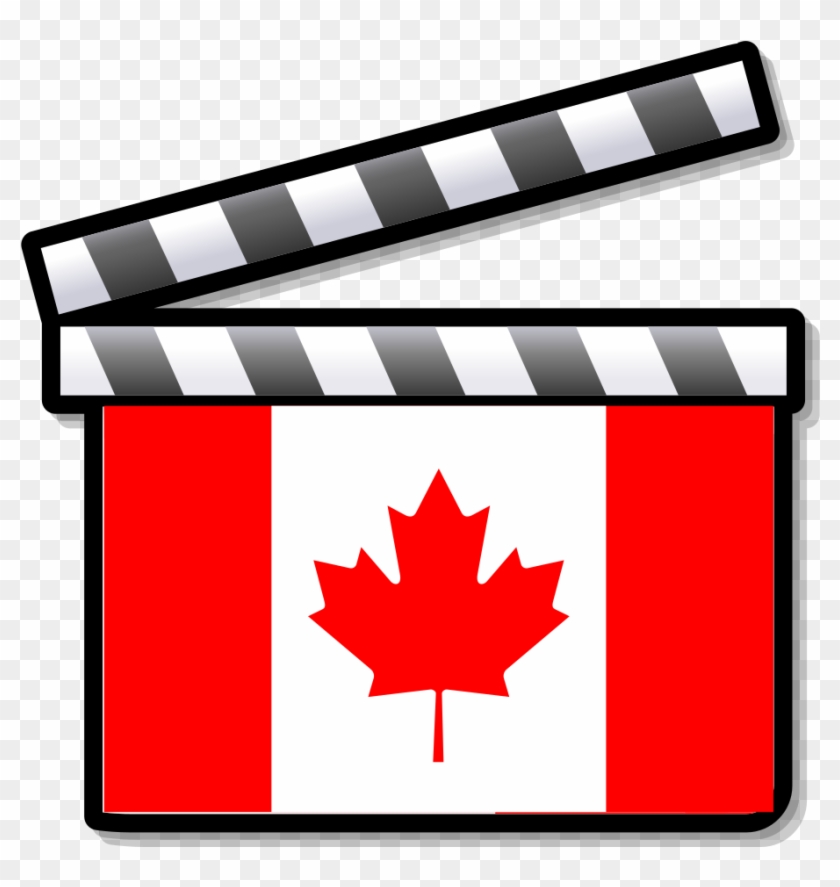 Canada Film Clapperboard - Canada Flag #1373505