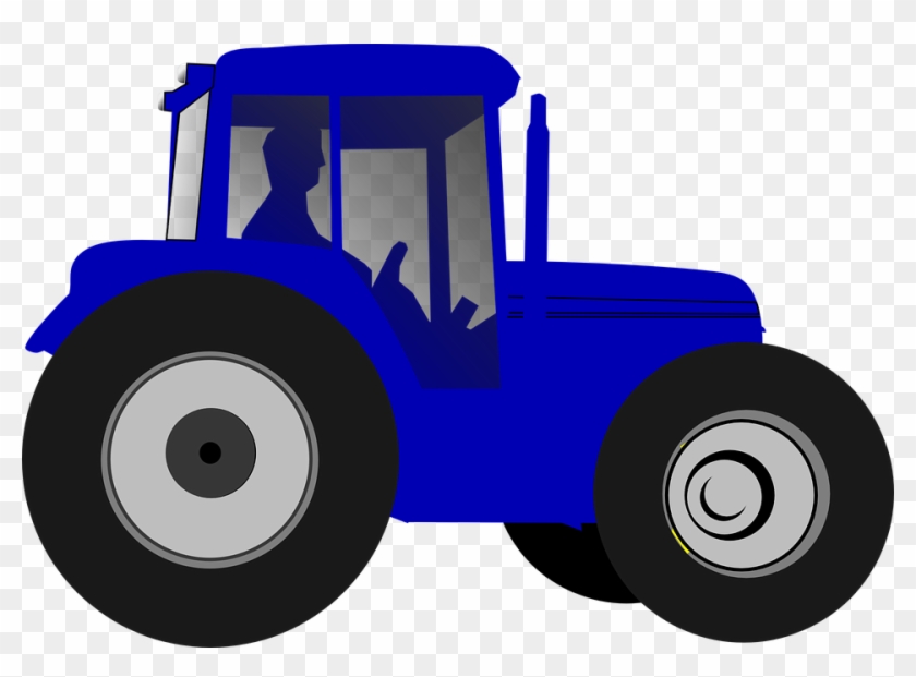Farm Clipart Agriculture Farming - Svg Tractor #1373530