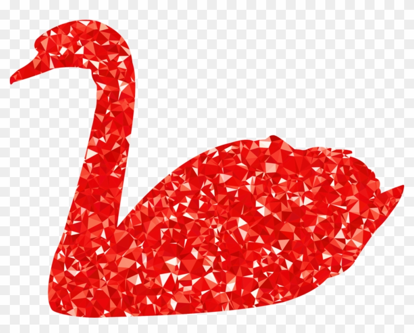 Cygnini Computer Icons Goose Red - Red Swan Png #1373573