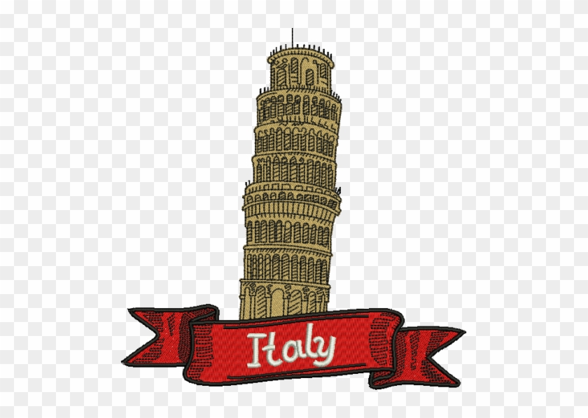 Leaning Tower Of Pisa Drawing Png #1373594