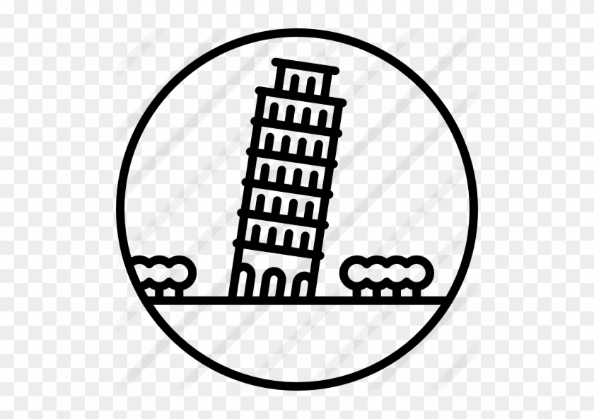 Leaning Tower Of Pisa Free Icon - Pisa Logo #1373600