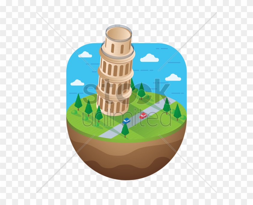 Clipart Resolution 600*600 - Leaning Tower Of Pisa #1373602