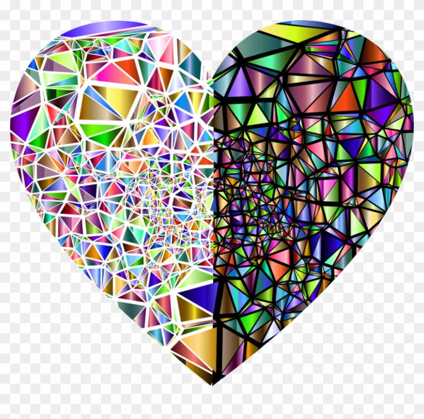 All Photo Png Clipart - Heart In Shattered Glass #1373649