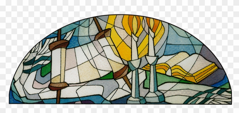 Congregation Beth Emeth Your - Jewish Stained Glass Window #1373658