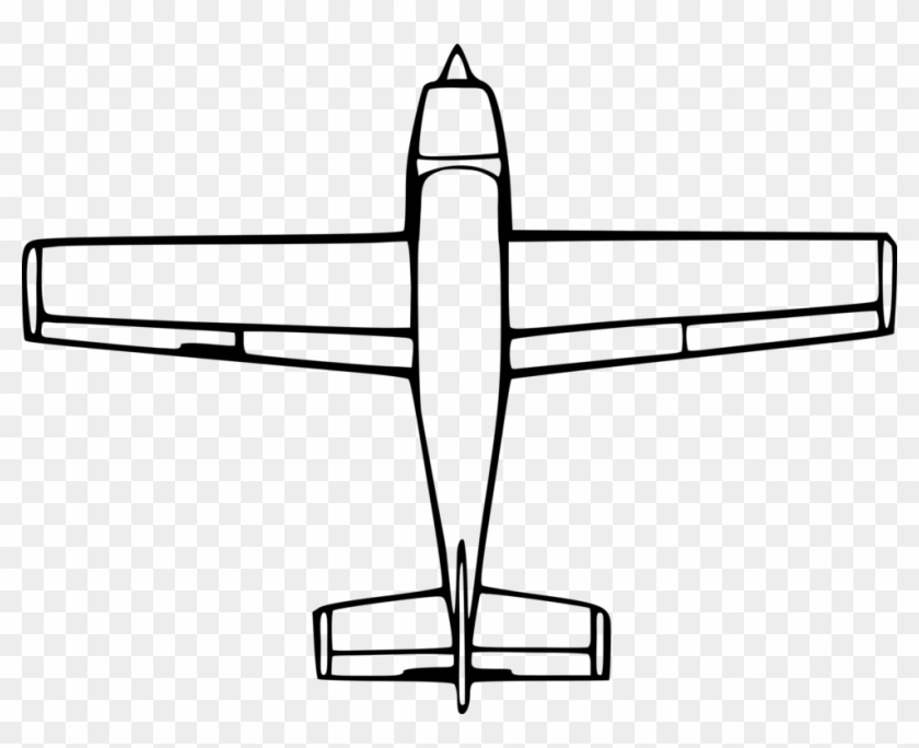Cessna Drawing Clip Art Jpg Royalty Free Download - Birds Eye View Plane #1373789
