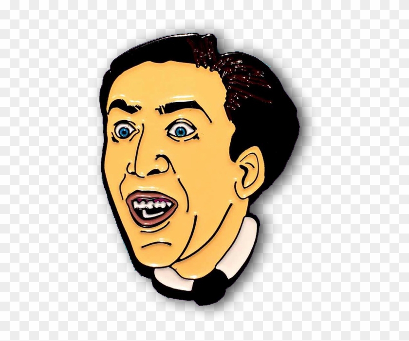 Wear This Man's Beautiful Screaming Face On Your Clothes - Nicolas Cage #1373871