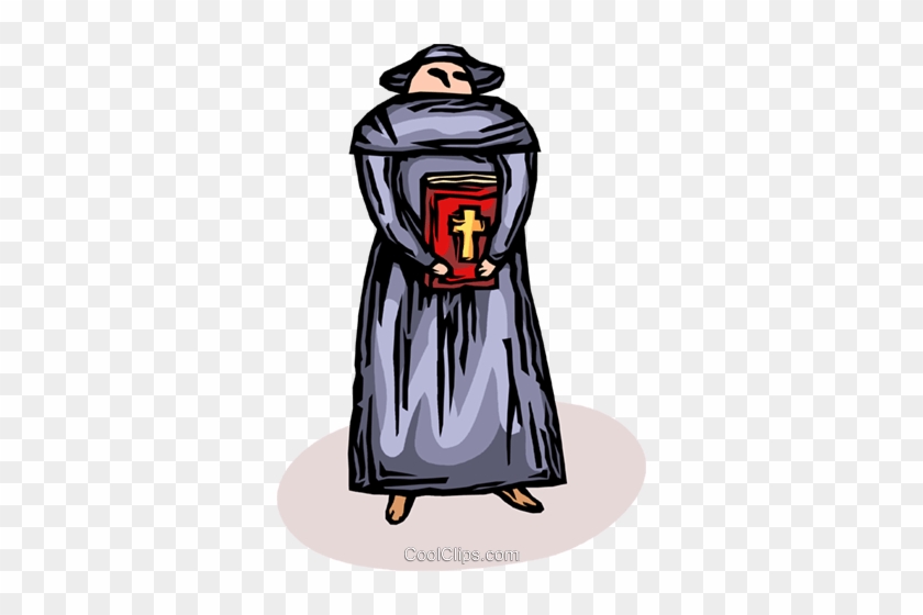 Priest Royalty Free Vector Clip Art Illustration - Illustration #1374025