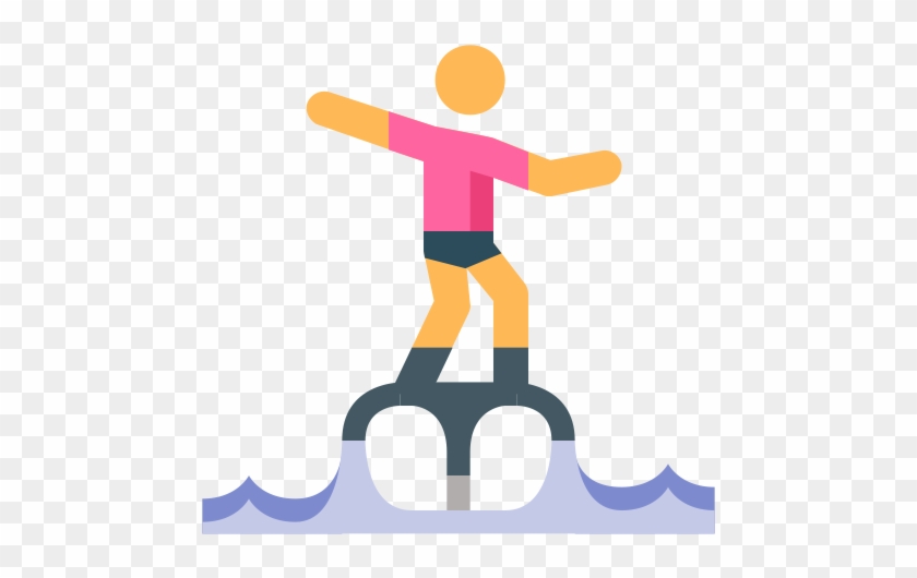 Flyboard, Flying, Girl Icon - Flyboard Icon #1374116
