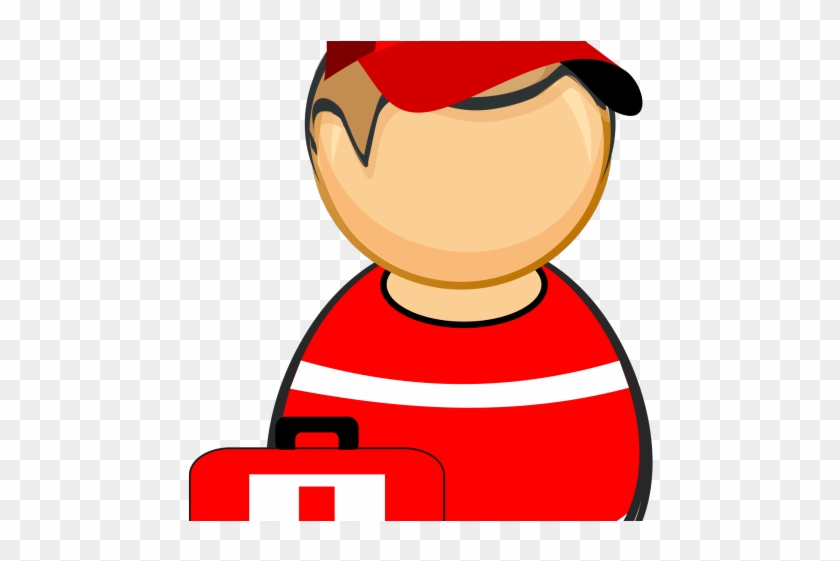 Emergency Clipart First Responder - Cartoon First Aider Png #1374172