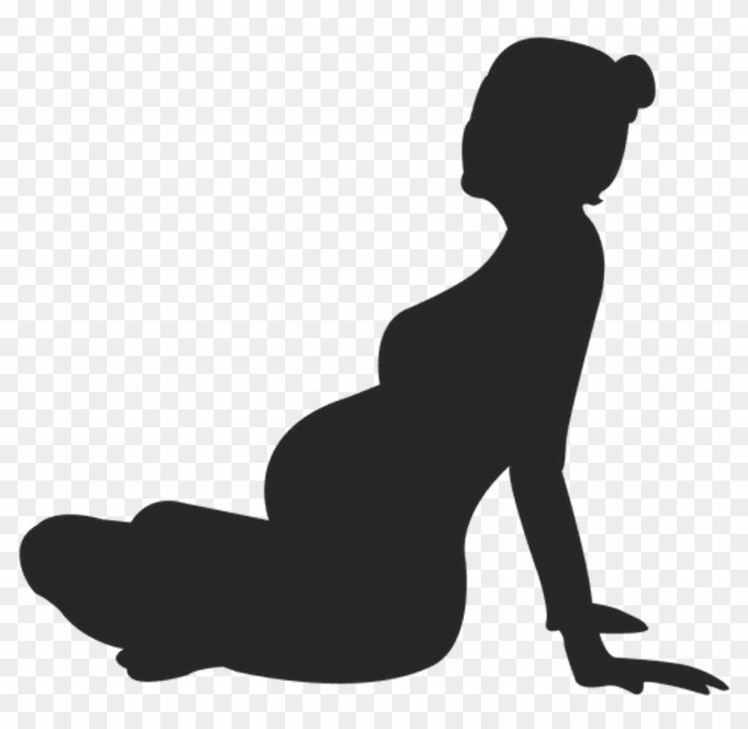 Pregnant Ladies Pack Silhouette - Silhouette Of A Pregnant Woman #1374211