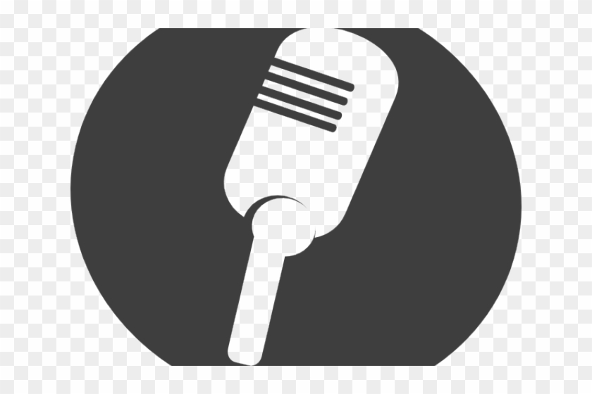 Microphone Clipart Old Time - Microphone Drawing Black And White #1374217