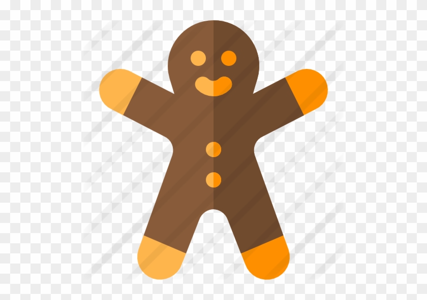 Gingerbread Man Free Icon - Gingerbread Man #1374279