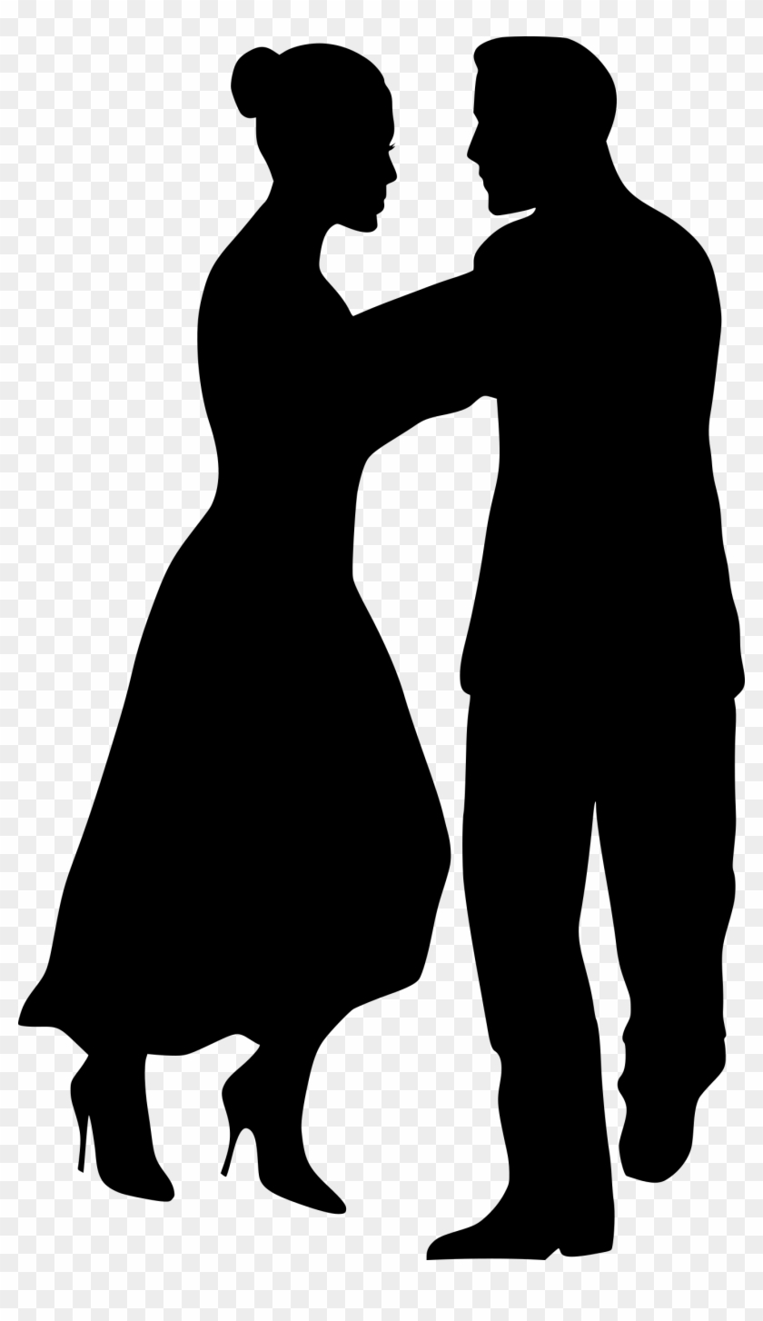 Partner Dance Drawing Computer Icons Silhouette - Clipart Love Couples For Painting #1374338
