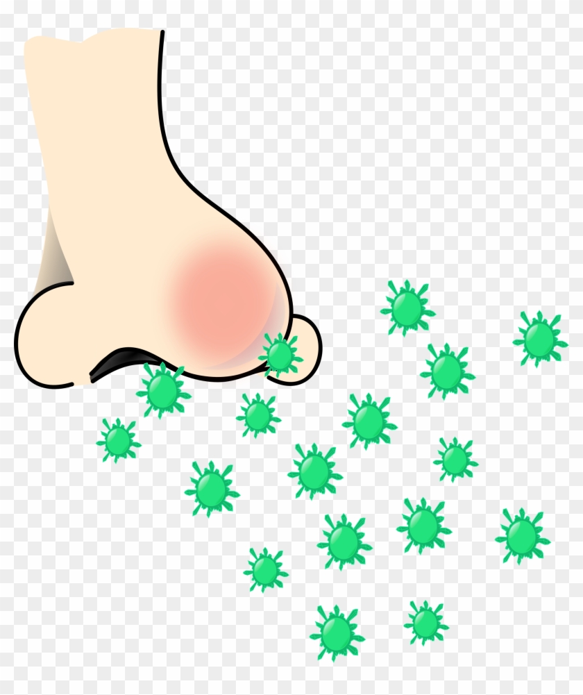 Big Image - Sneezing Clipart #1374350