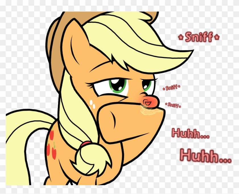 Applejack Artist Sneezyapplejack Flu Illness Artistsneezyapplejack - Sneeze Red Nose #1374352