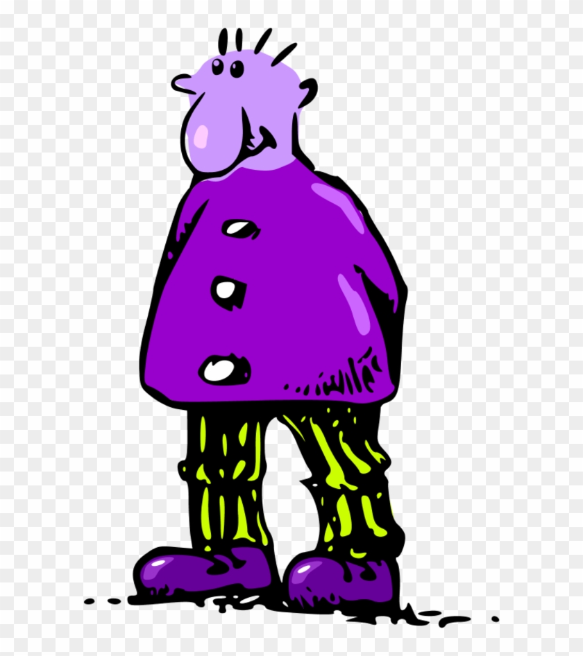 Man Standing Big Nose - Clip Art Man #1374354