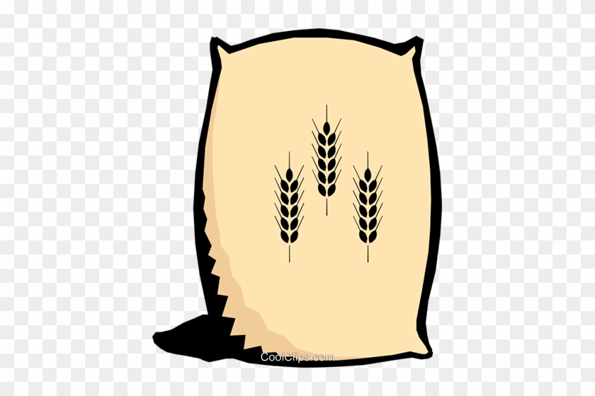 Flour Clipart Grain Bag - Bag Of Flour #1374546