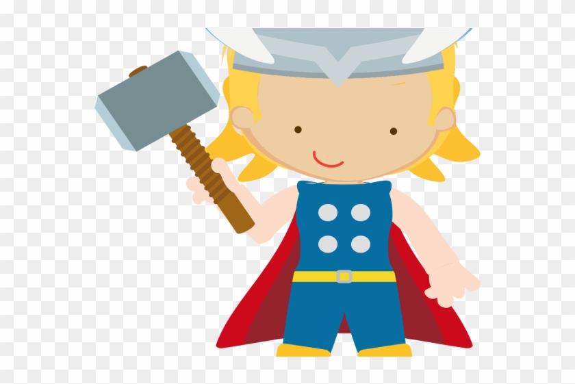 Hawkeye Clipart Superhero - Thor Baby Png #1374563