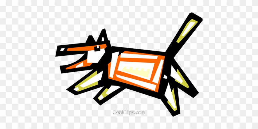 Angry Dog Barking Royalty Free Vector Clip Art Illustration - Dog #1374623