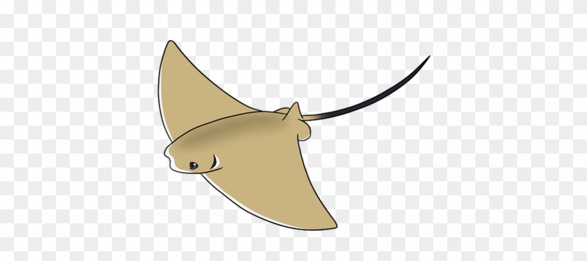 Stingray Clipart Cartoon - Cownose Ray Clipart #1374735