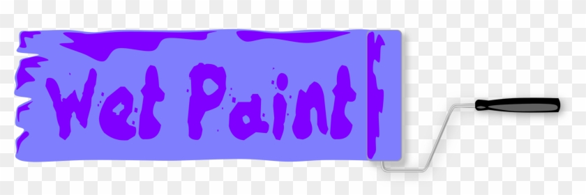 Logo Brand Paint Pdf Color - Wet Paint Sign #1374749