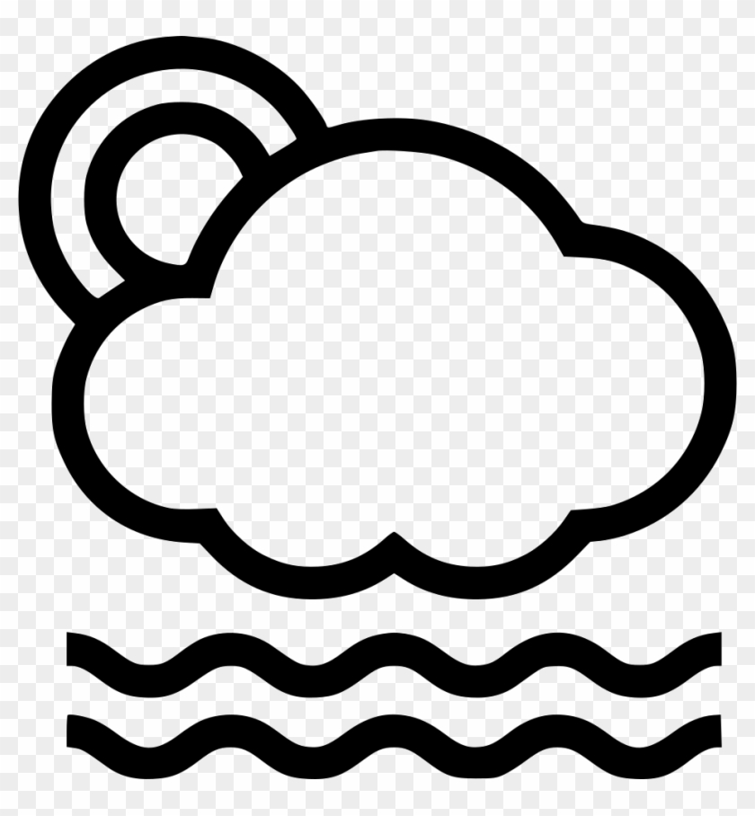 Clip Art Free Library Sun Fog Svg Png Icon Free Download - Weather Icon Freezing Rain #1374763