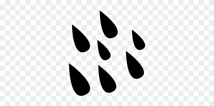 Clip Art Free Stock Icons For Free - Rain Drops Vector Png #1374771