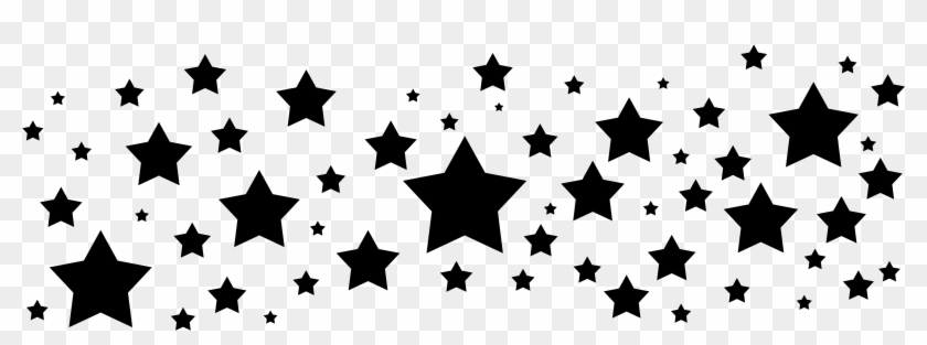 Star Background Png - Black Stars Transparent Background #1374882