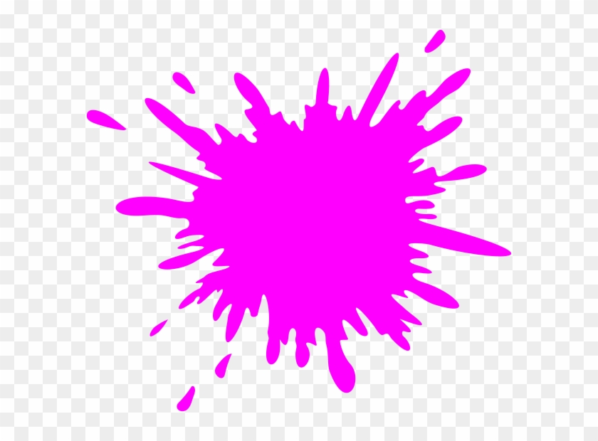 Pink Splash Clip Art At Clker Com Vector Clip Art Online - Blue Splash Png #1374896