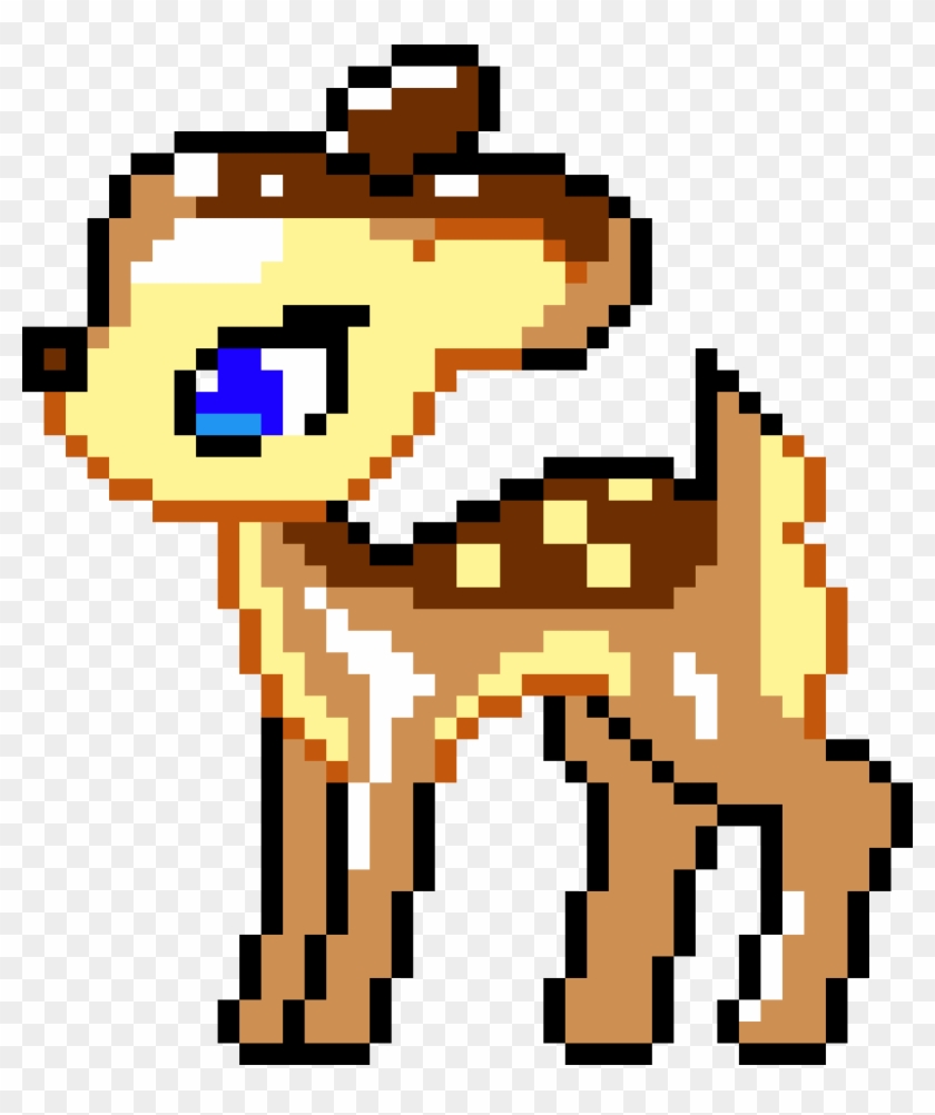 Bambi - Pixel Art Animaux Biche #1375048