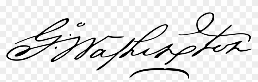 Open - George Washington Signature On Constitution #1375157