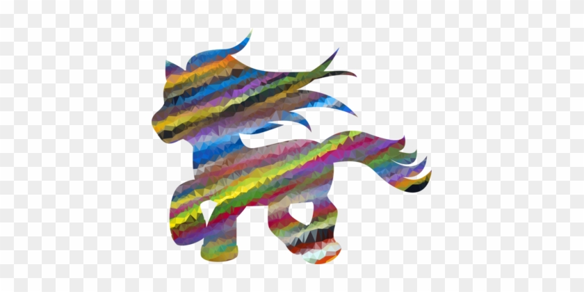 My Little Pony Horse Rainbow Dash Silhouette - My Little Pony Silhouette #1375214