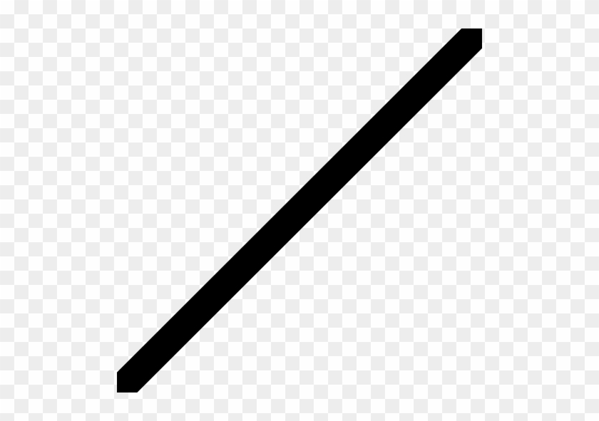 Straight Line, Straight, Switch Icon - Black Crayon Transparent Background #1375243