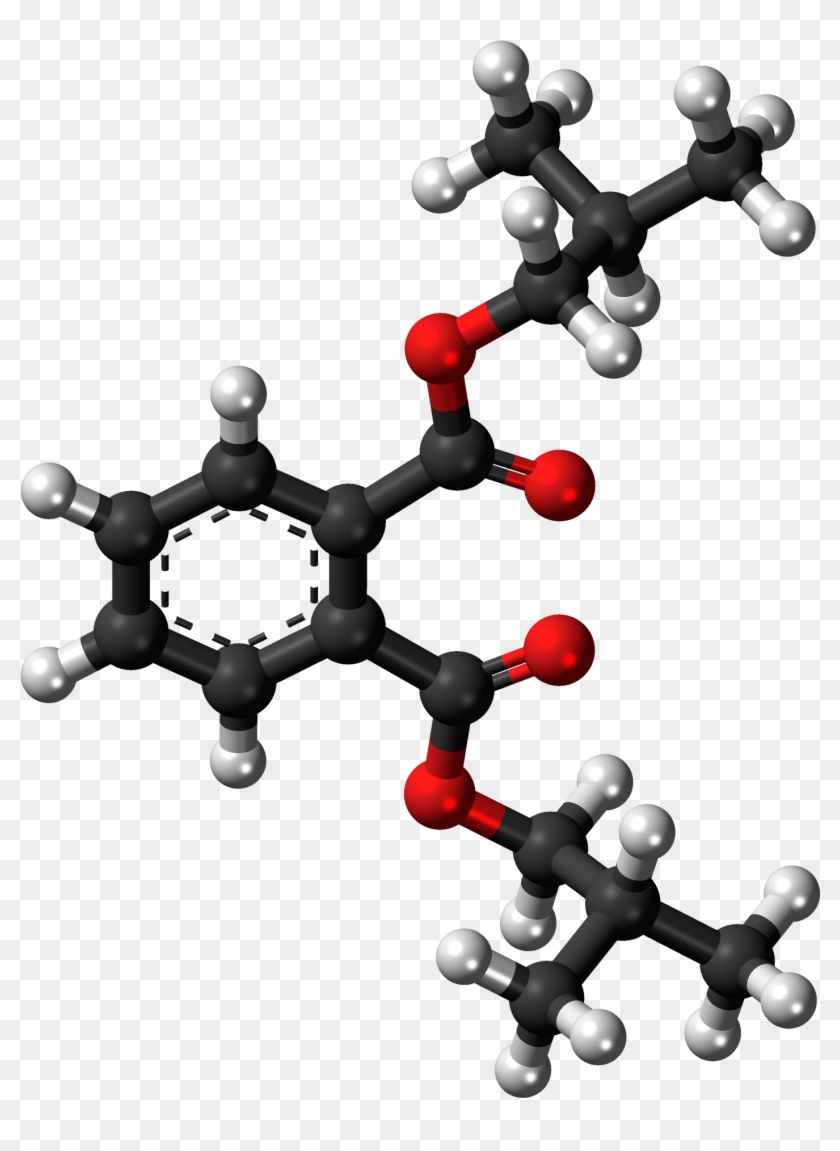 Diisobutyl Phthalate 3d Ball - Structure And Iupac Name Of Salicylic Acid #1375358
