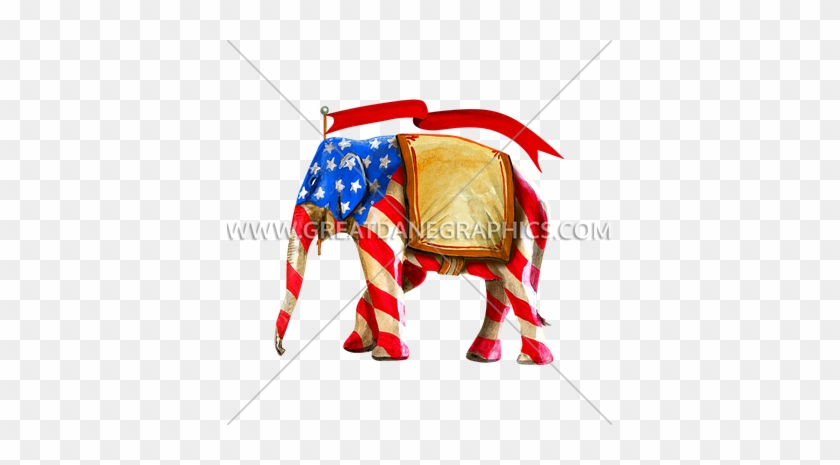 Republican Elephant Stripes - Arabian Camel #1375465