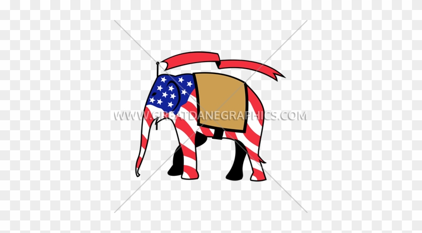Republican Elephant Stripes - Republican Elephant Stripes #1375471