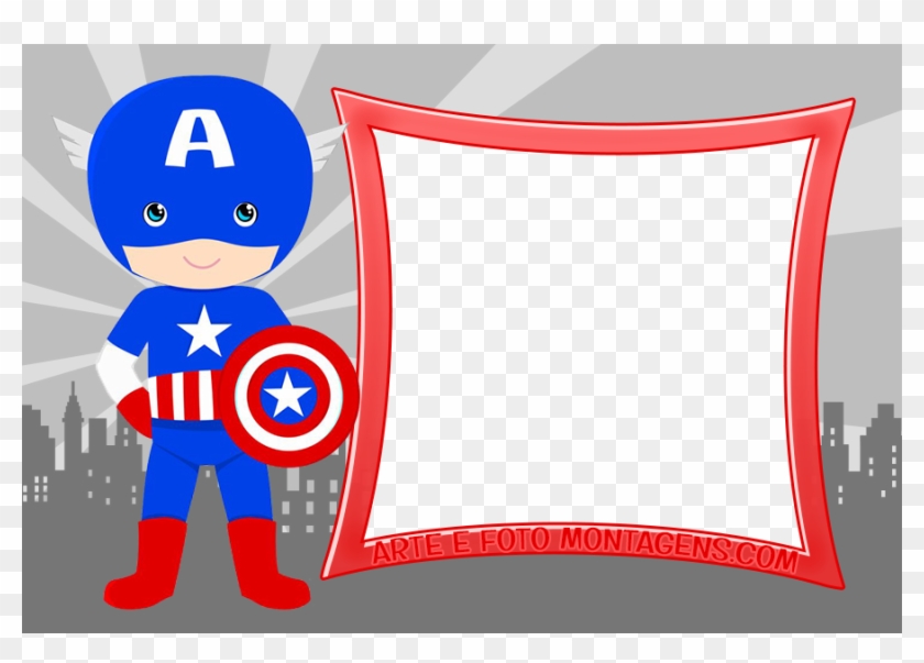 Cute Captain America Clipart #1375611