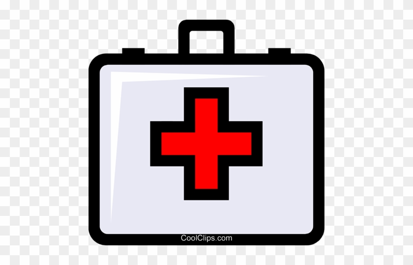 Symbol Of A First Aid Kit Royalty Free Vector Clip - Nurses Cap Clipart #1375628