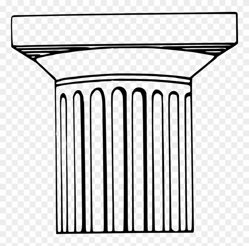 Doric Order Ionic Order Classical Order Architecture - Doric Column Clipart #1375670
