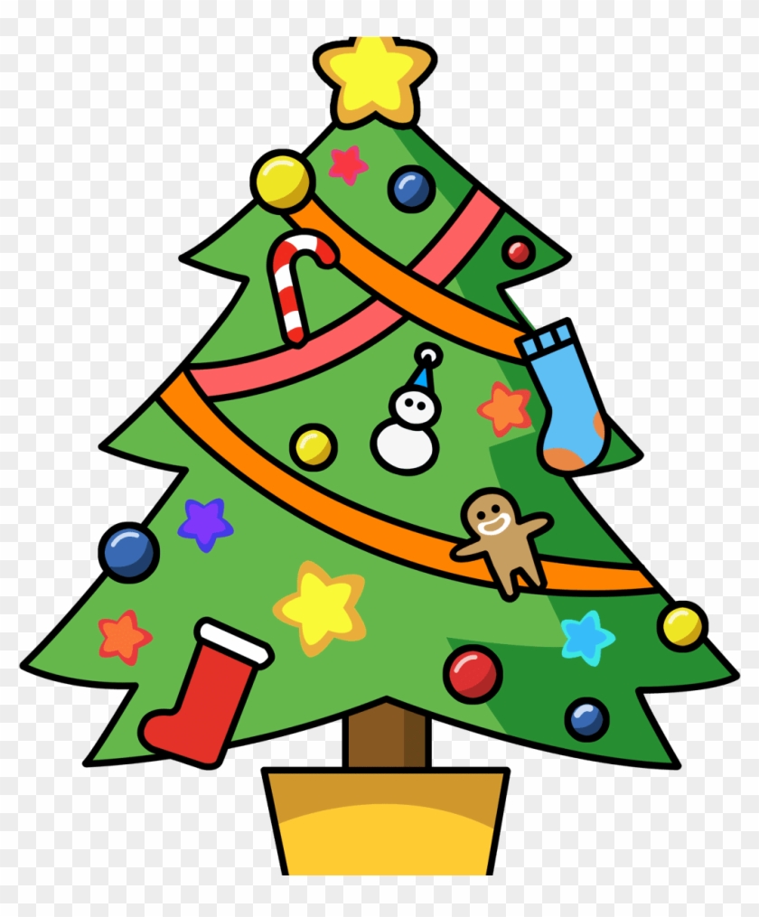Clip Art Ofstmas Tree Tops Clipart Branch Trees On - Christmas Tree Ornament (round) #1375704