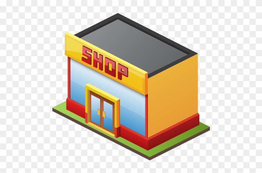 Clipart Library Image Of Mall Building - Shop Icon #1375819