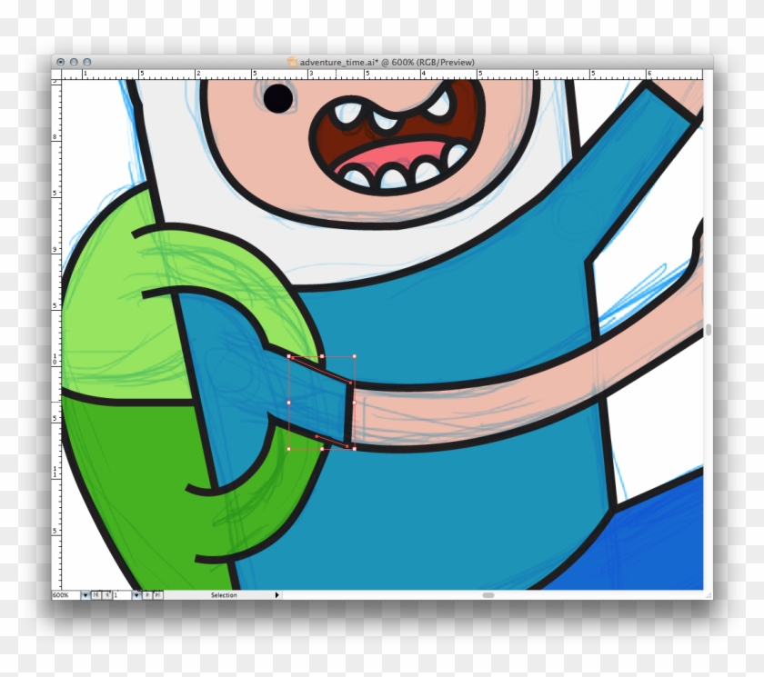 Using The Brush Tool Create This Part Of The Arm That - Cartoon #1375882