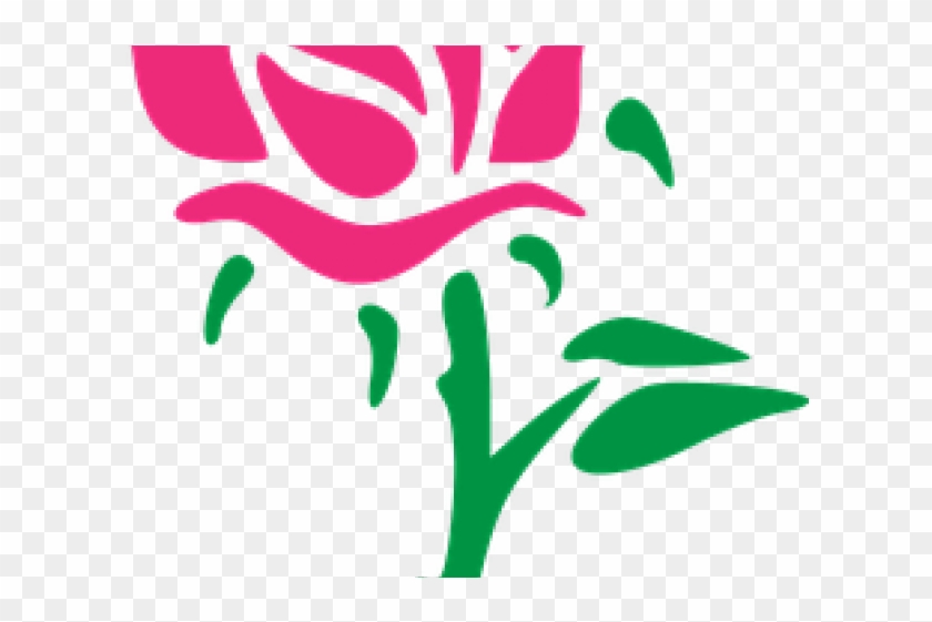 Bud Clipart Tiny Rose - Flower Stencil Transparent #1375899