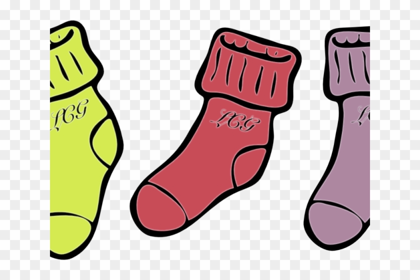 Socks Clipart Two - Socks Clipart Png #1375914