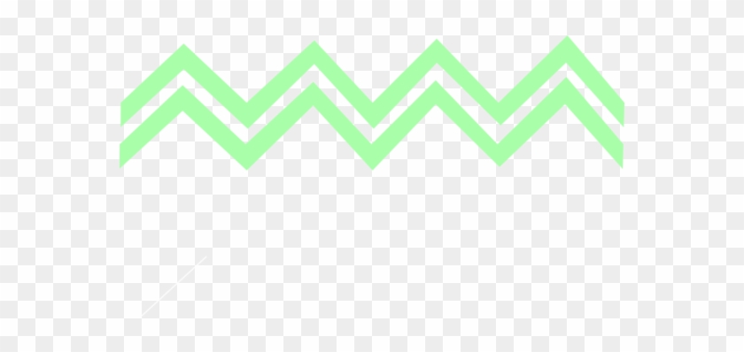 Zig Zag Clip Art - Green Zig Zag Line #1375936