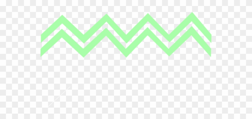 Zig Zag Clip Art - Green Zig Zag Line #1375936